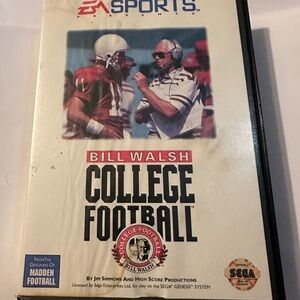Sega Genesis Bill Walsh College Football